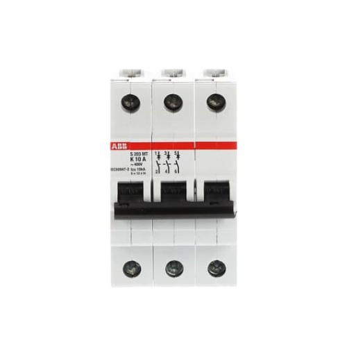 S203MT-K10 Miniature Circuit Breaker - 3P - K - 10 A