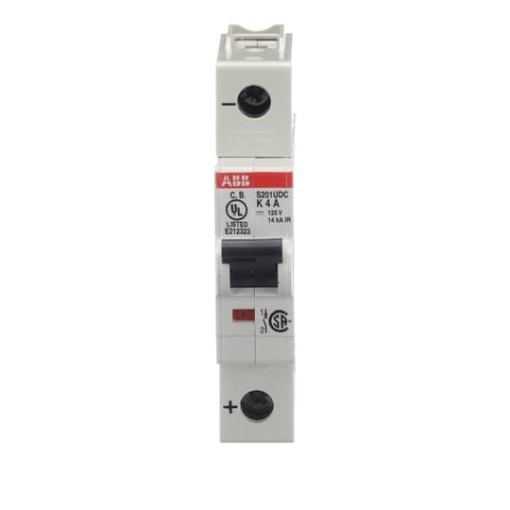 Miniature Circuit Breaker  S200UDC  1P  4 A  K