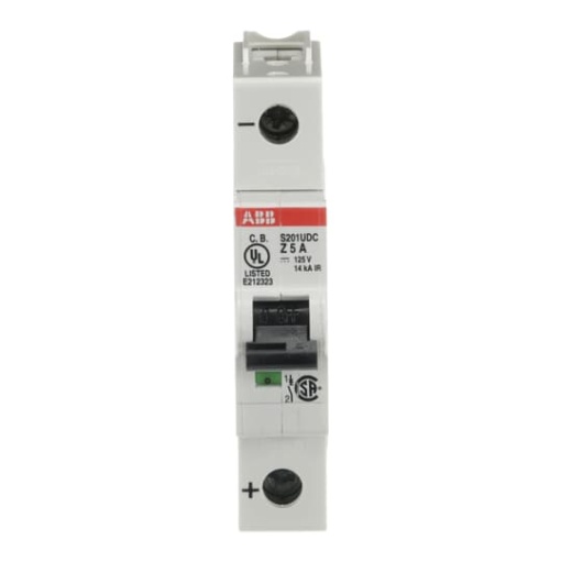 Miniature Circuit Breaker  S200UDC  1P  5 A  Z