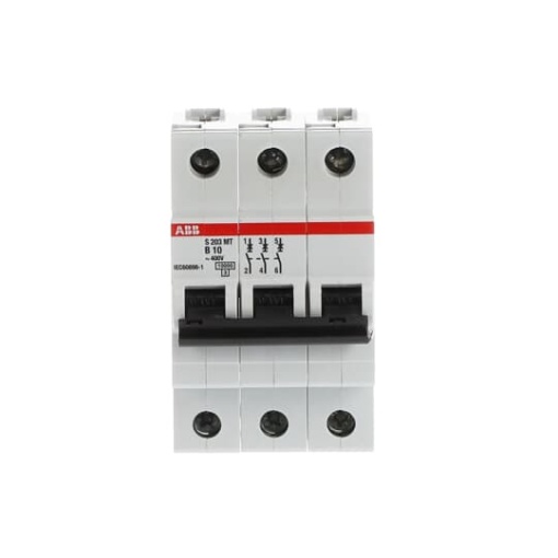 S203MT-B10 Miniature Circuit Breaker - 3P - B - 10 A