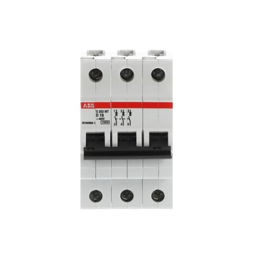S203MT-D16 Miniature Circuit Breaker - 3P - D - 16 A