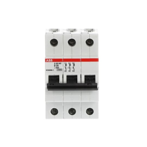 S203MT-D25 Miniature Circuit Breaker - 3P - D - 25 A