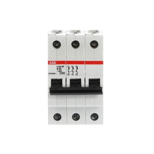 S203MT-D63 Miniature Circuit Breaker - 3P - D - 63 A
