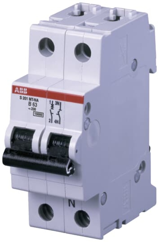 S201MT-D3NA Miniature Circuit Breaker - 1NP - D - 3 A