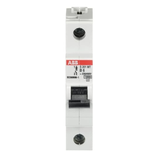 S201MT-B6 Miniature Circuit Breaker - 1P - B - 6 A