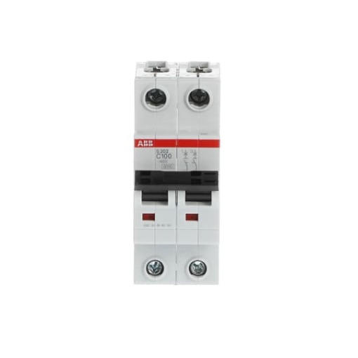 Miniature Circuit Breaker - S200 80-100A - 2P - 100 A - C