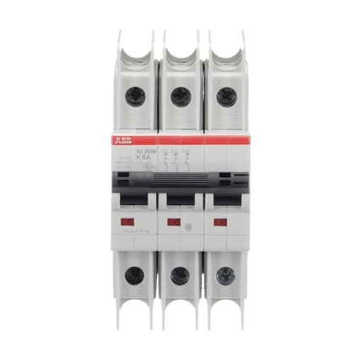 Miniature Circuit Breaker  SU200M  3P  6 A  K