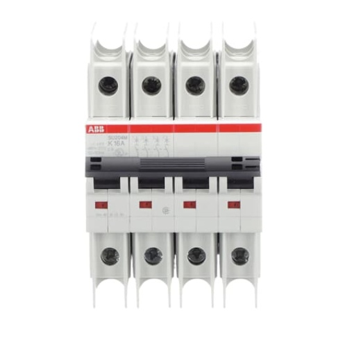 Miniature Circuit Breaker - SU200M - 4P - 16 A - K - 400 V AC 11.2 kA