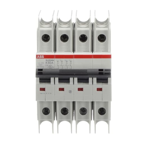 Miniature Circuit Breaker - SU200M - 4P - 60 A - K - 400 V AC 11.2 kA