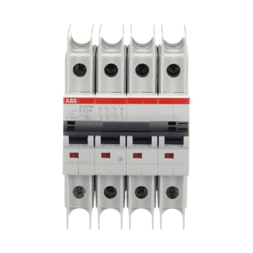 Miniature Circuit Breaker - SU200M - 4P - 63 A - K - 400 V AC 11.2 kA