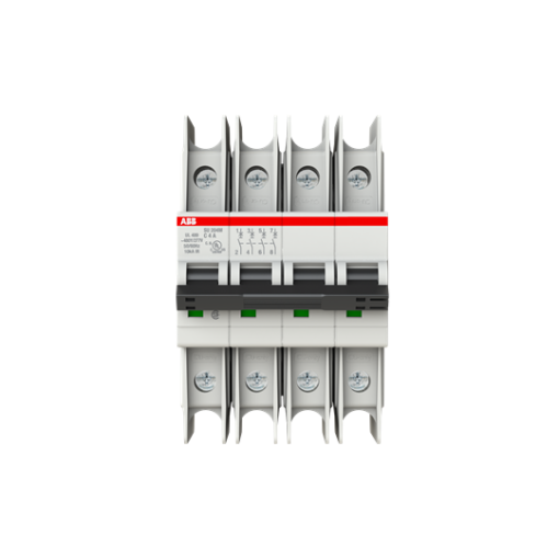 Miniature Circuit Breaker - SU200M - 4P - 4 A - C - 400 V AC 11.2 kA