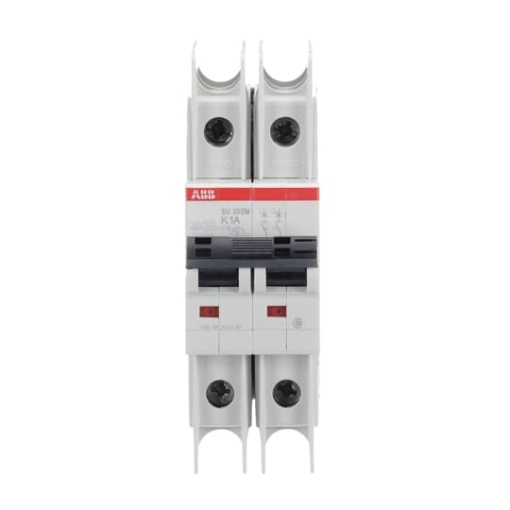 Miniature Circuit Breaker - SU200M - 2P - 1 A - K