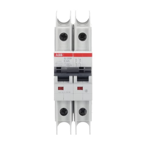Miniature Circuit Breaker - SU200M - 2P - 4 A - K