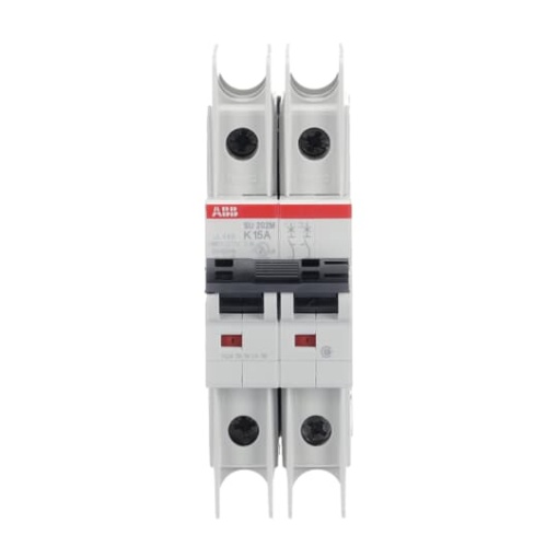 Miniature Circuit Breaker - SU200M - 2P - 15 A - K