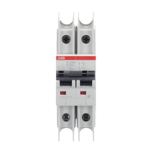 Miniature Circuit Breaker - SU200M - 2P - 20 A - K