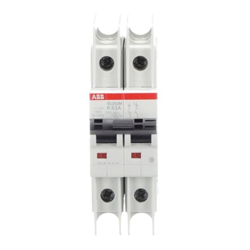 Miniature Circuit Breaker - SU200M - 2P - 63 A - K