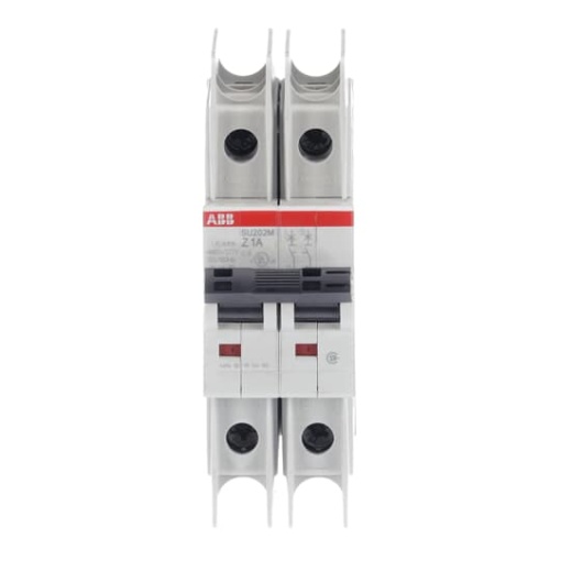 Miniature Circuit Breaker - SU200M - 2P - 1 A - Z