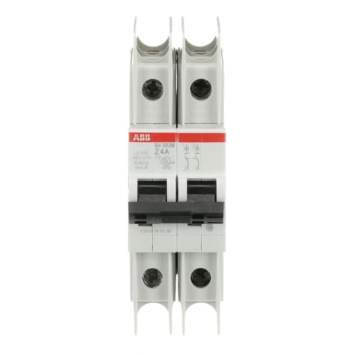 Miniature Circuit Breaker - SU200M - 2P - 4 A - Z