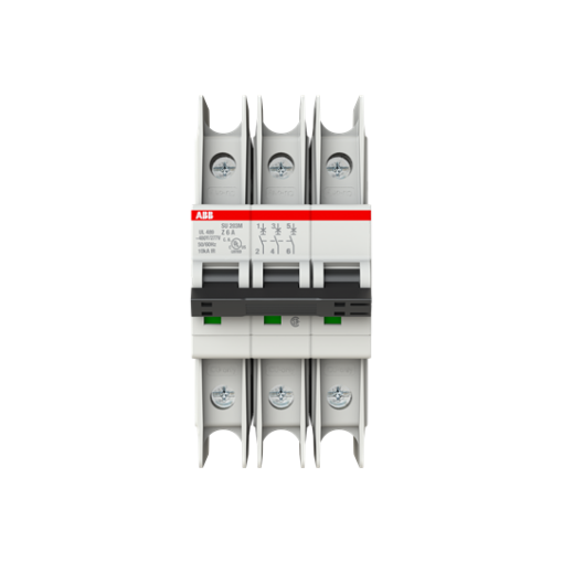 Miniature Circuit Breaker  SU200M  3P  6 A  Z