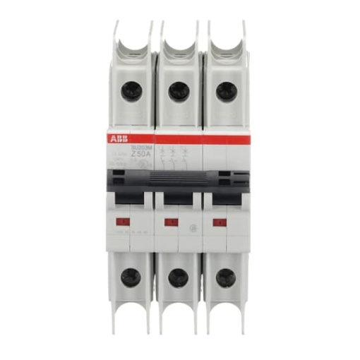 Miniature Circuit Breaker - SU200M - 3P - 50 A - Z - 400 V AC 11.2 kA