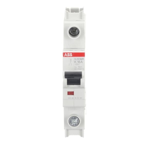 Miniature Circuit Breaker - S200MR - 1P - 16 A - K