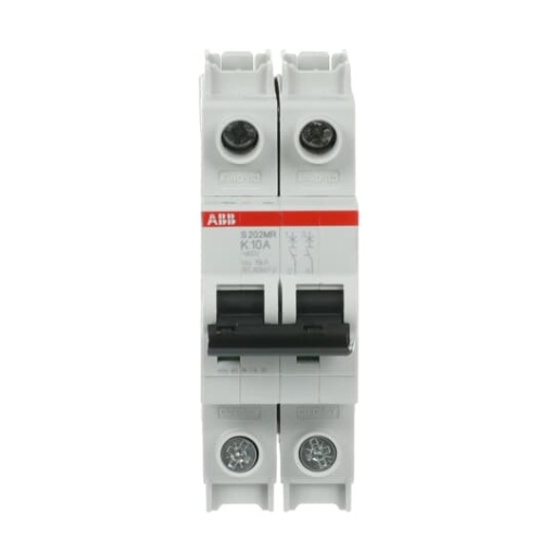 Miniature Circuit Breaker - S200MR - 2P - 10 A - K