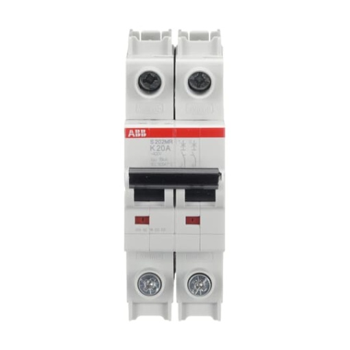 Miniature Circuit Breaker - S200MR - 2P - 20 A - K