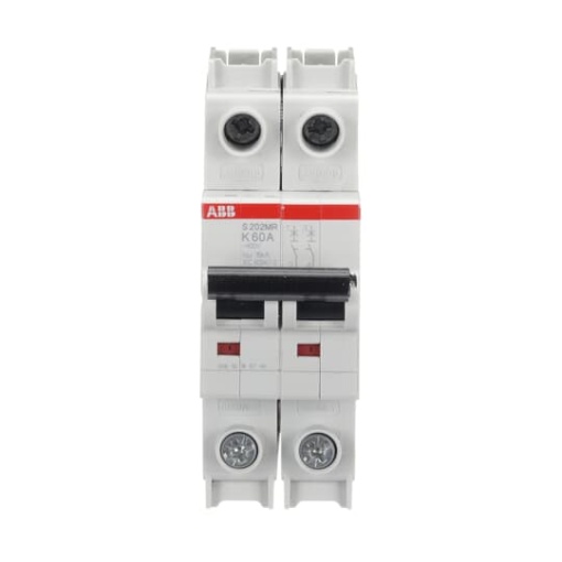 Miniature Circuit Breaker - S200MR - 2P - 60 A - K