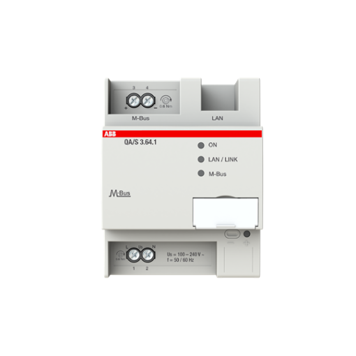 QAS3.64.1 Energy Analyzer, M-Bus, 64 Devices, MDRC