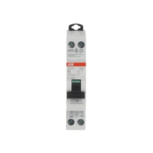 Miniature circuit breaker - 2P - B - 6 A