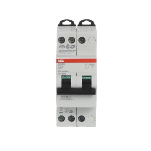 Miniature circuit breaker - 3P - C - 32 A