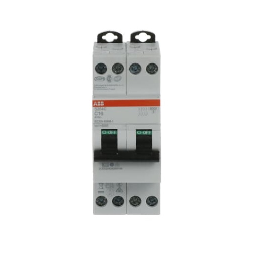 Miniature circuit breaker - 4P - C - 16 A