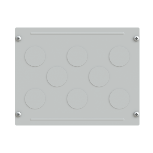 Flange, 13 mm x 400 mm x 250 mm