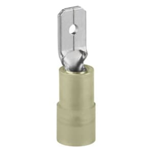 NYLON-INS 4-6 MALE D CR 6.3X0.8