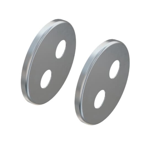 2 CAPS INDULUX STAINLESS STEEL 316L