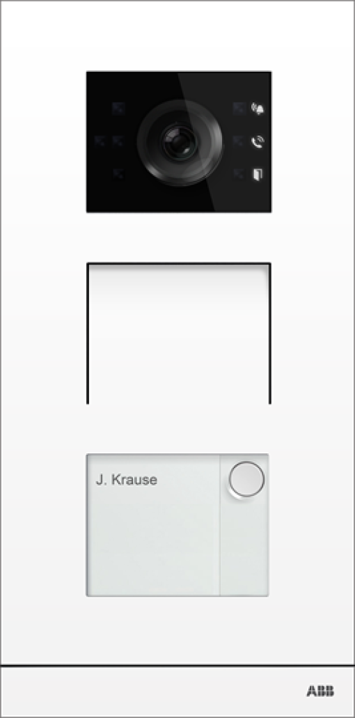 IP Video Outdoor Station 1 buttons white