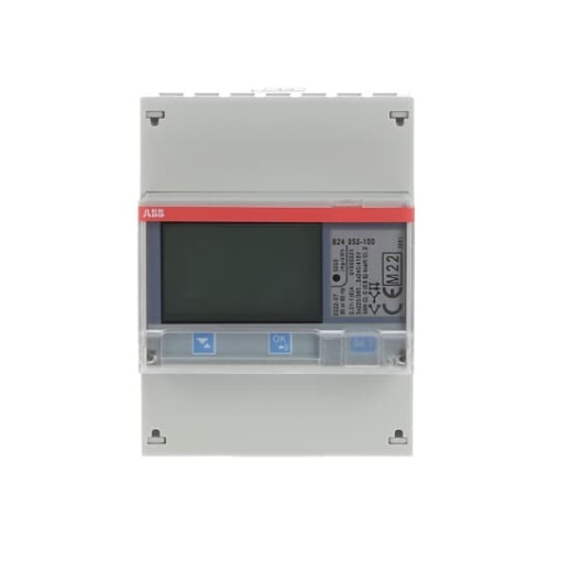 Energy meter 'Silver', Modbus RS485, 3-phase, 1 A