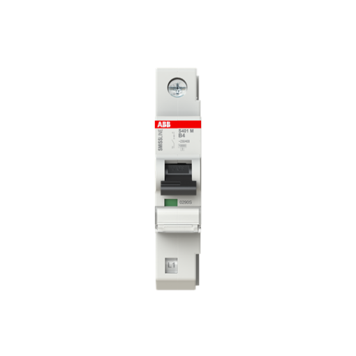 Miniature Circuit Breaker - S400 - 1P - 4 A - B - 230 V 10 kA