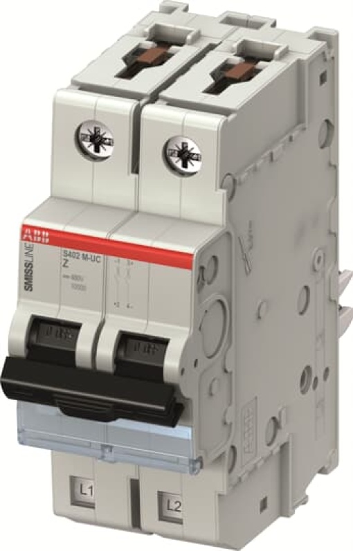 Miniature Circuit Breaker - S400 - 2P - 4 A - UC-Z - 230 V 10 kA
