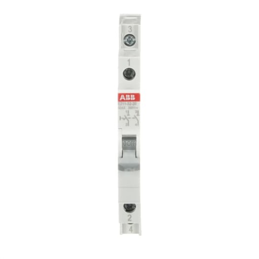 ON-OFF Switch, 32 A, acc. to EN 250400 V AC, 2NO, El. Color Grey, MW 0.5
