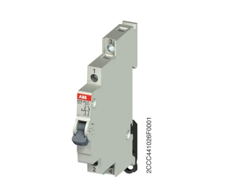 Control Switch, 25 A, acc. to EN 250 V AC, 1NO, 1NC, El. Color Grey, MW 0.5