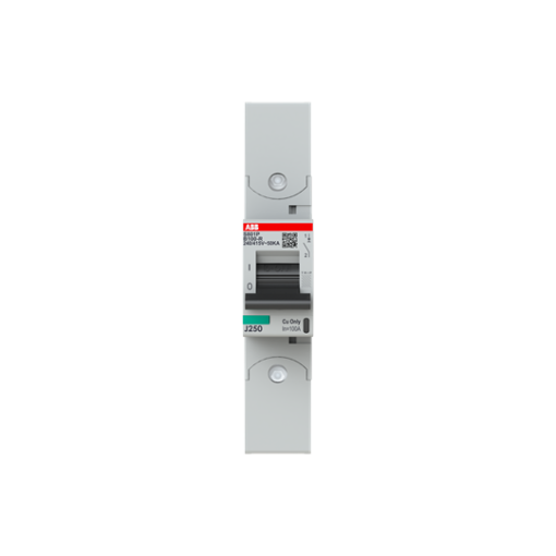 S801P-B100-R High Performance Circuit Breaker with ring tongue terminal. B characteristic. 50kA, 100A, 1P