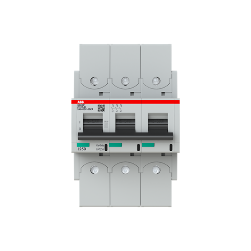 S803P-C125-R High Performance Circuit Breaker with ring tongue terminal. C Characteristic. 50kA, 125A, 3P