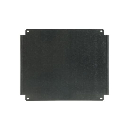 Enclosure accessories mounting plate , 12 modules, 2 rows, Dimensions 306 mm x 250 mm x 2 mm