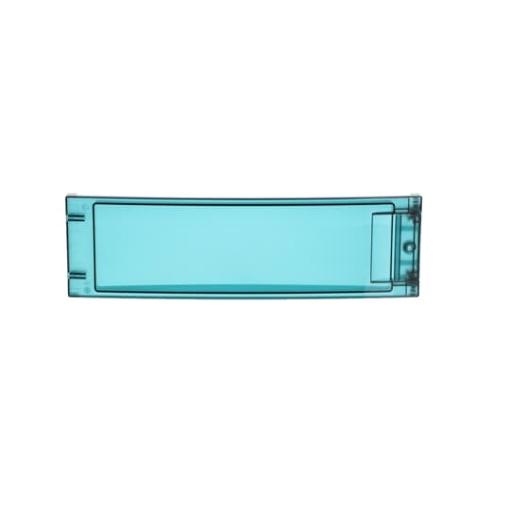 Enclosure accessories door , 18 modules, 1 rows,  Door Single, Transparent, Dimensions 39.000 mm x 123.000 mm x 422.000 mm