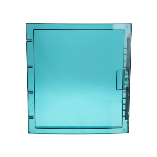 Enclosure accessories door , 54 modules, 3 rows,  Door Single, Transparent, Dimensions 36.000 mm x 291.000 mm x 423.000 mm