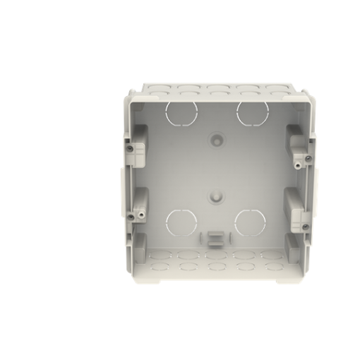Enclosure accessories wall box , Flush mounting, 6 modules, 1 rows, IP41,  Door Single, Dimensions 104.000 mm x 192.000 mm x 202.000 mm