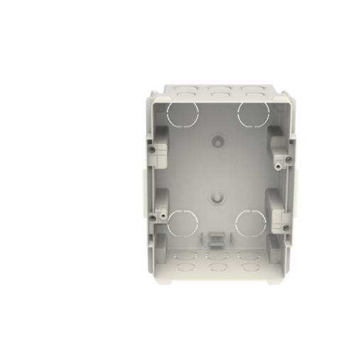 Enclosure accessories wall box , Flush mounting, 4 modules, 1 rows, IP41,  Door Single, Dimensions 104.000 mm x 152.000 mm x 202.000 mm