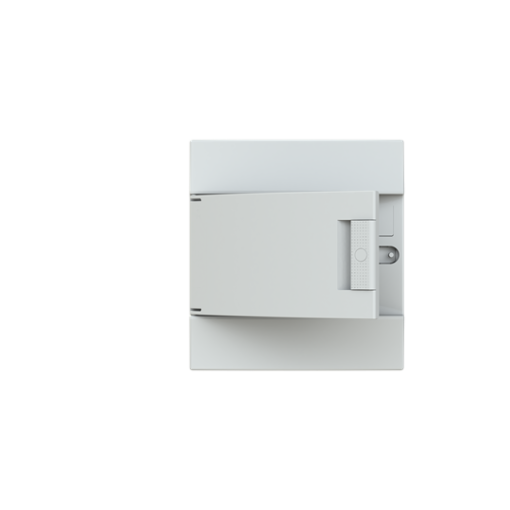 Consumer unit , Flush mounting, 8 modules, 1 rows, IP41,  Door Single, Plastic, Opaque, Dimensions 107.000 mm x 232.000 mm x 250.000 mm