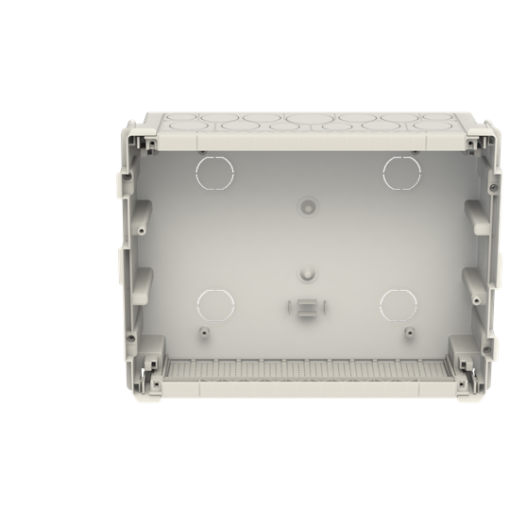 Enclosure accessories wall box , Flush mounting, 12 modules, 1 rows, IP41,  Door Single, Dimensions 107.000 mm x 320.000 mm x 250.000 mm